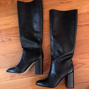 High black high heel boots- Steve Madden